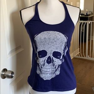 Express Purple Skull Tank